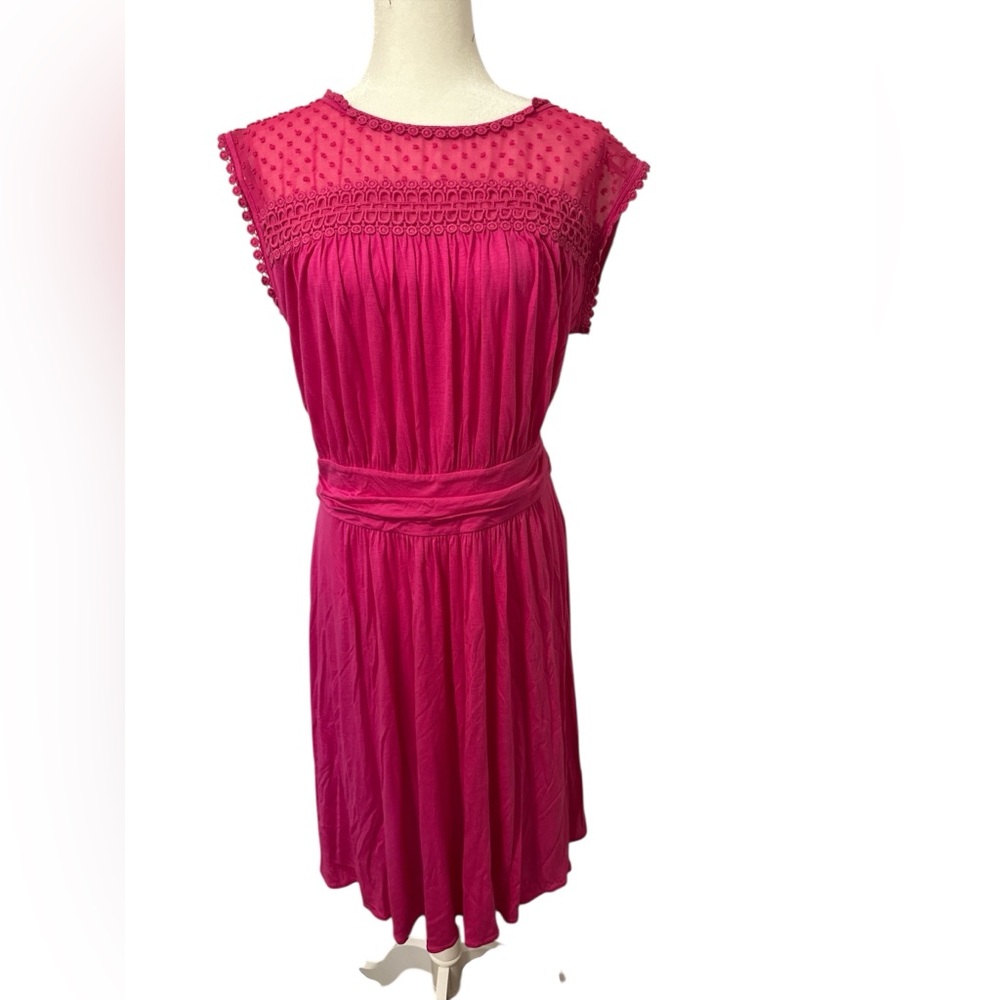 Boden Elegant Pink Sleeveless Dress